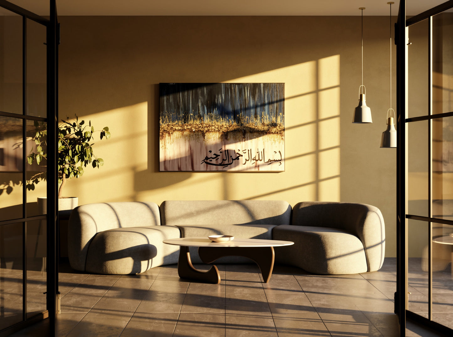 The Beginning shown in warm golden-hour light.